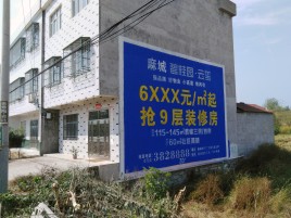 罗田墙体广告质量分析